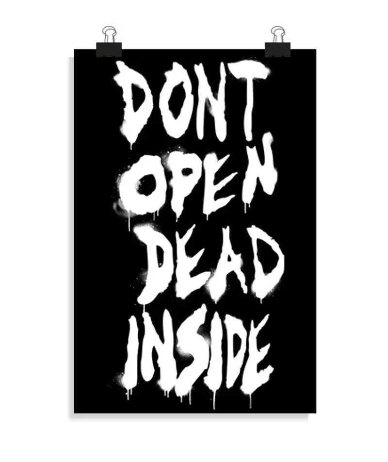 Poster verticale 2: 3 - (20 x 30 cm) fan del king wal morto