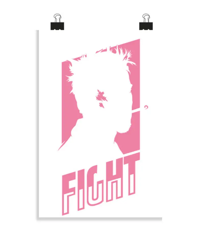 Poster verticale 2: 3 - (20 x 30 cm) fight club: you fight
