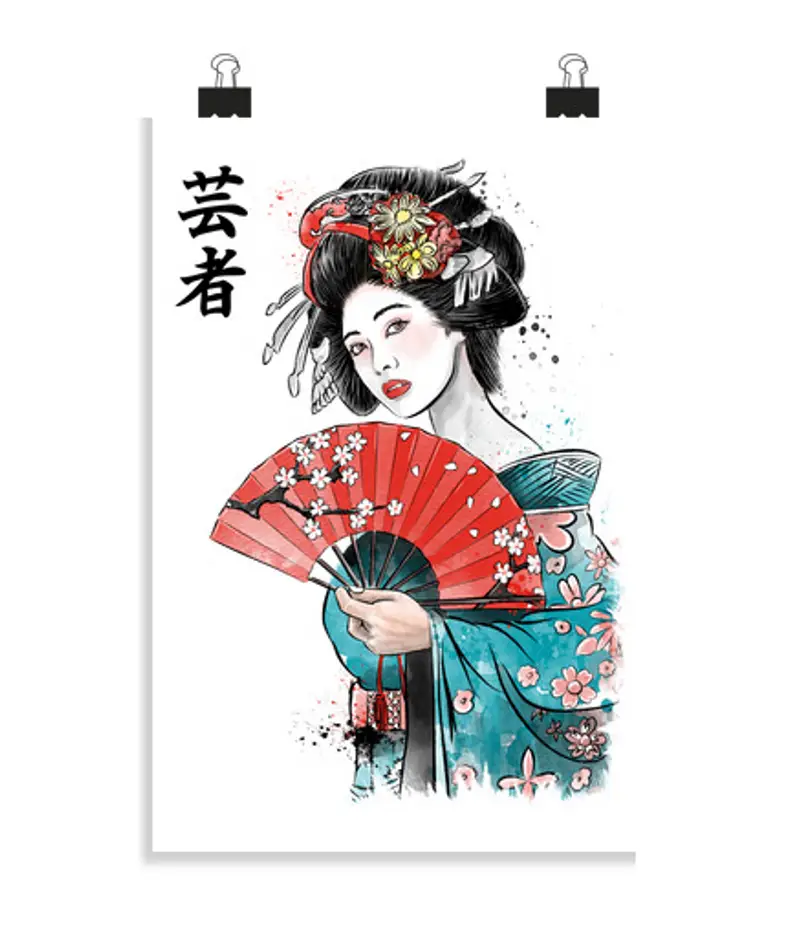Poster verticale 2: 3 - (20 x 30 cm) geisha