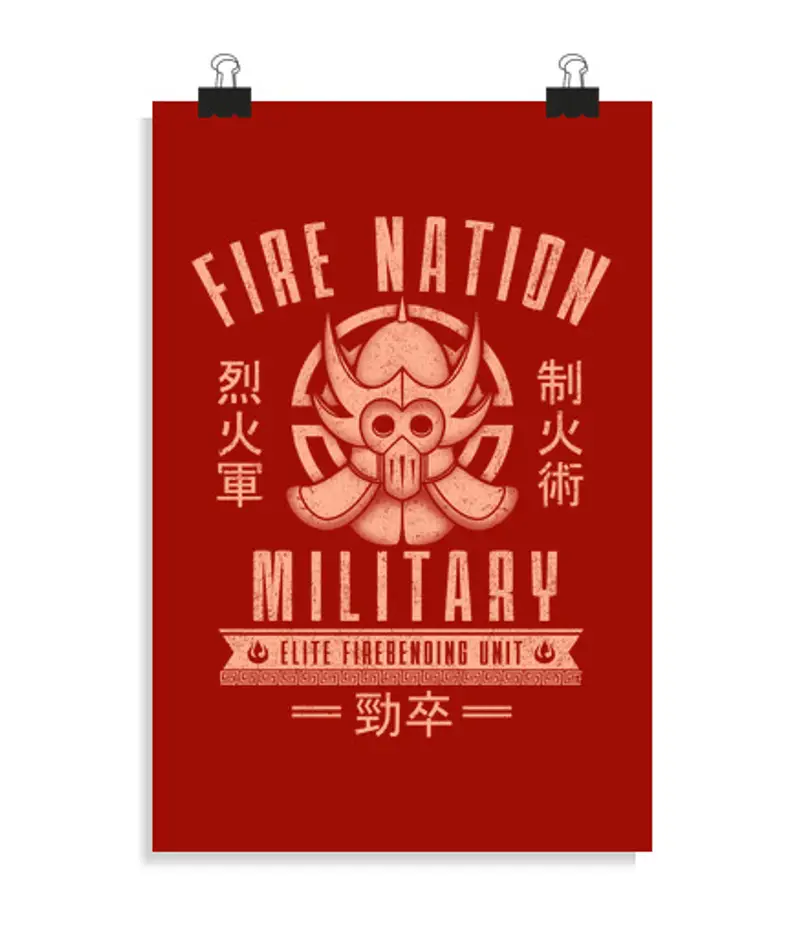 Poster verticale 2: 3 - (20 x 30 cm) il fuoco è feroce