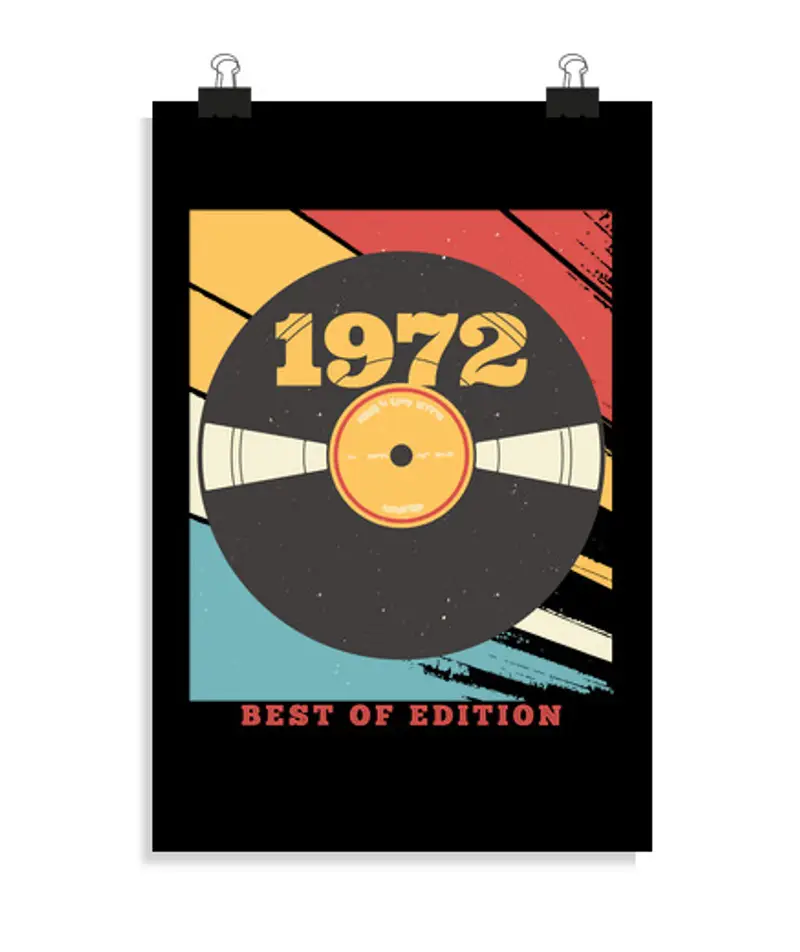 Poster verticale 2: 3 - (20 x 30 cm) il meglio del compleanno in vinile 1972