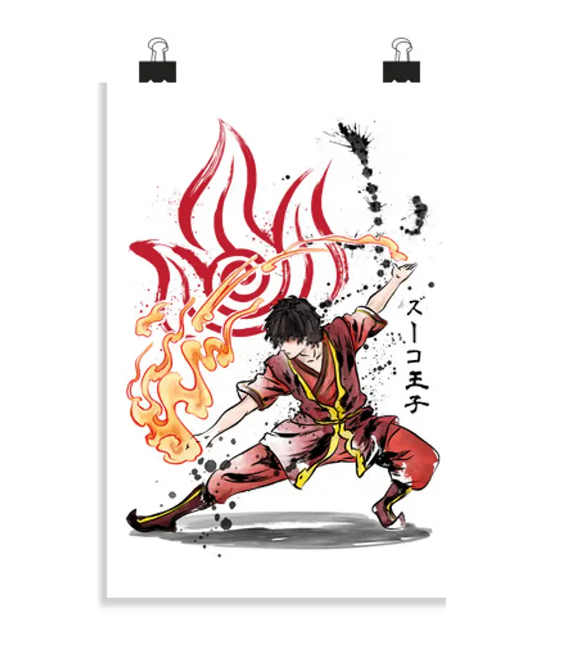 Poster verticale 2: 3 - (20 x 30 cm) il power of nation fuoco