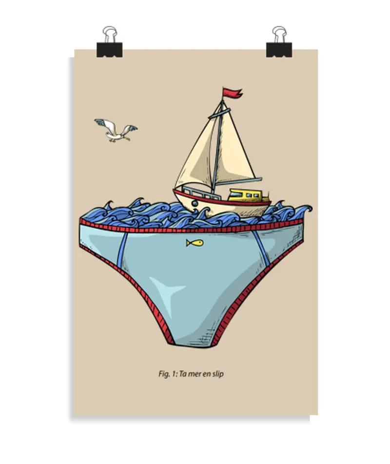 Poster verticale 2: 3 - (20 x 30 cm) il tuo mare in scivolata
