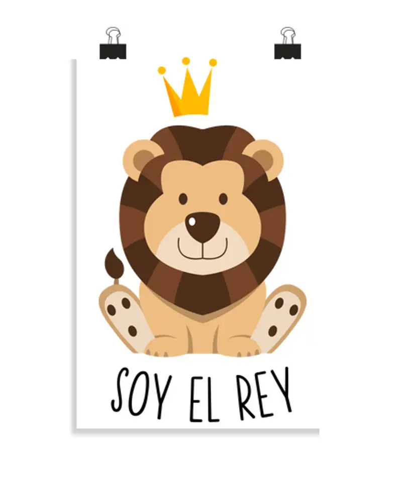 Poster verticale 2: 3 - (20 x 30 cm) Io sono il re