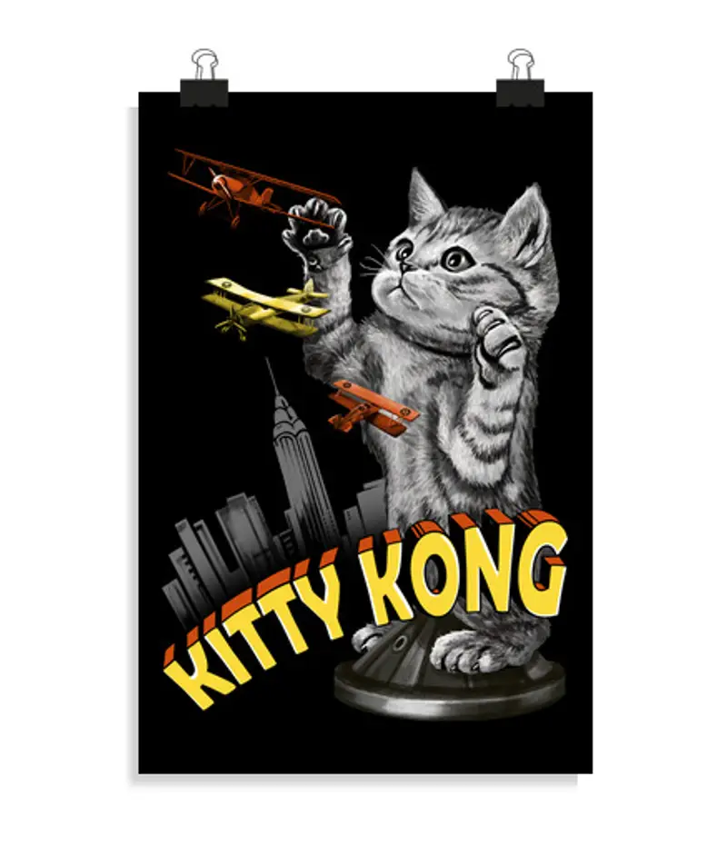 Poster verticale 2: 3 - (20 x 30 cm) kitty kong