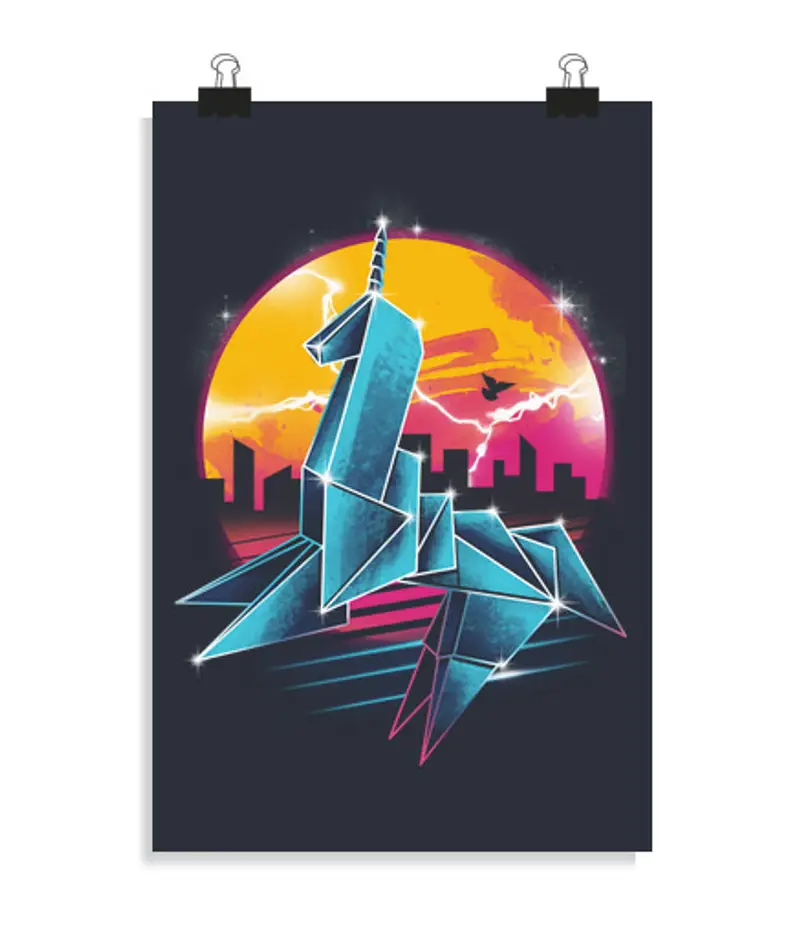 Poster verticale 2: 3 - (20 x 30 cm) l39origami d39argento