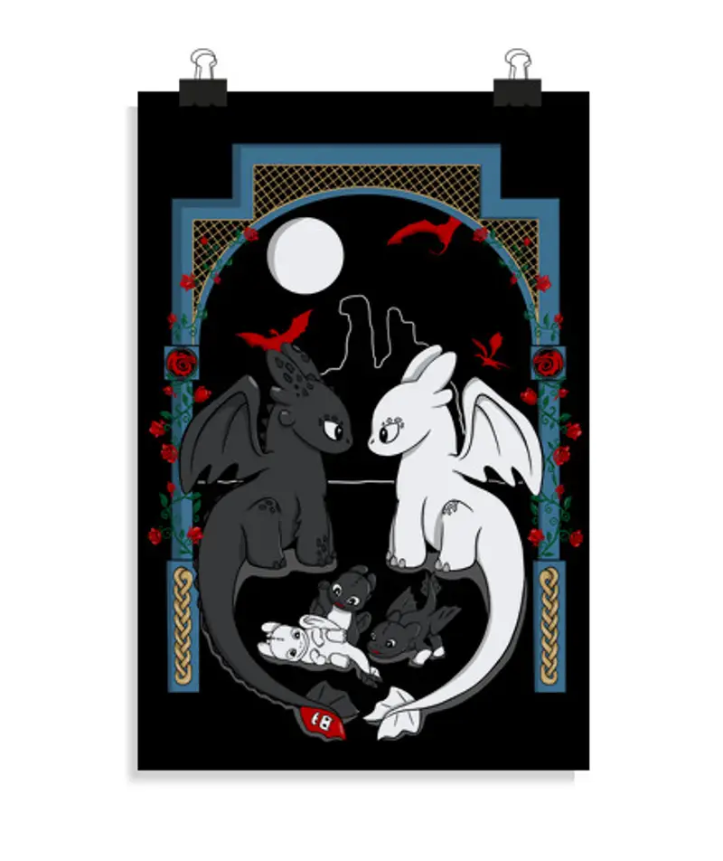 Poster verticale 2: 3 - (20 x 30 cm) la family les