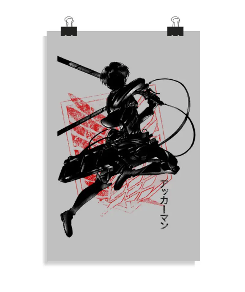 Poster verticale 2: 3 - (20 x 30 cm) levi cremisi