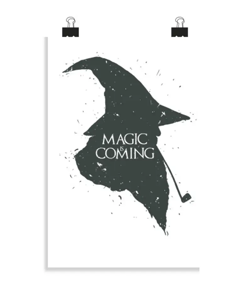 Poster verticale 2: 3 - (20 x 30 cm) magic sta coming
