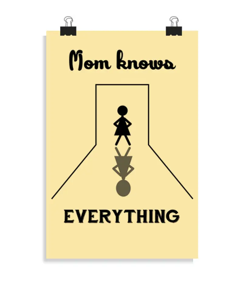 Poster verticale 2: 3 - (20 x 30 cm) mamma sa tutto