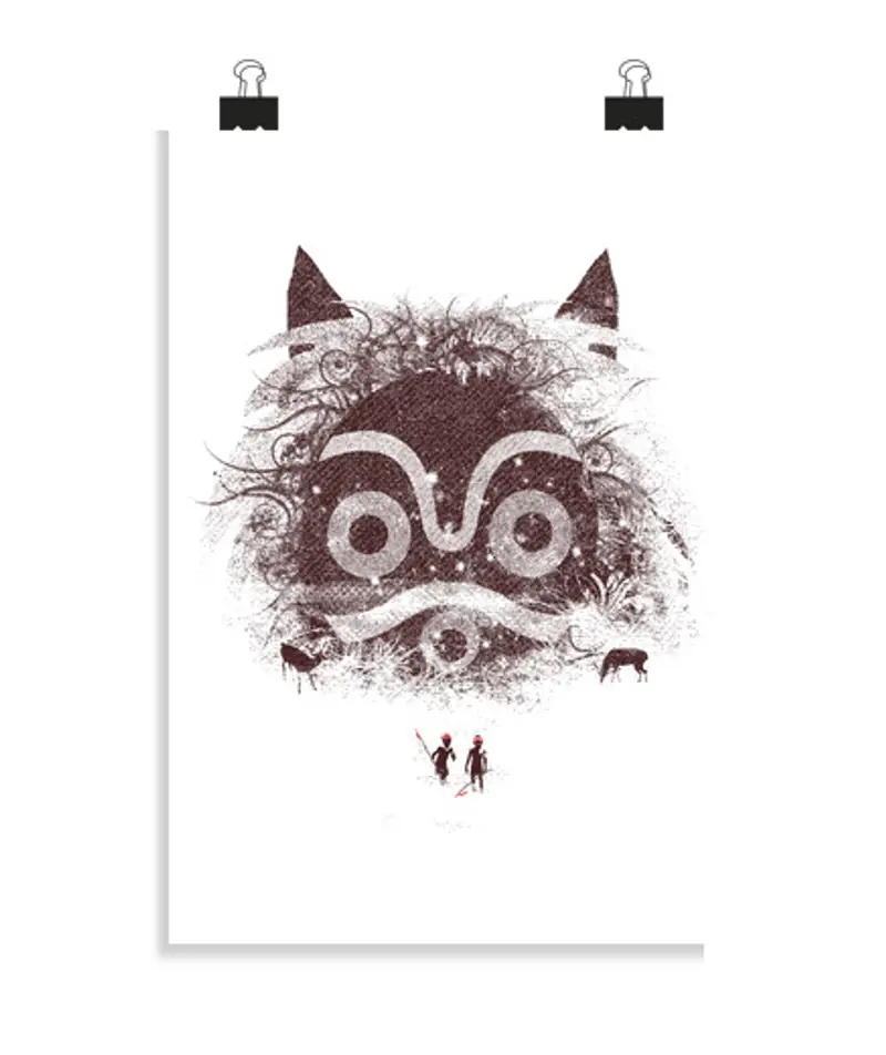 Poster verticale 2: 3 - (20 x 30 cm) nuovi difensori forestali