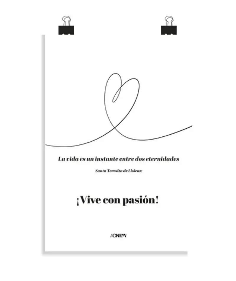 Poster verticale 2: 3 - (20 x 30 cm) passione