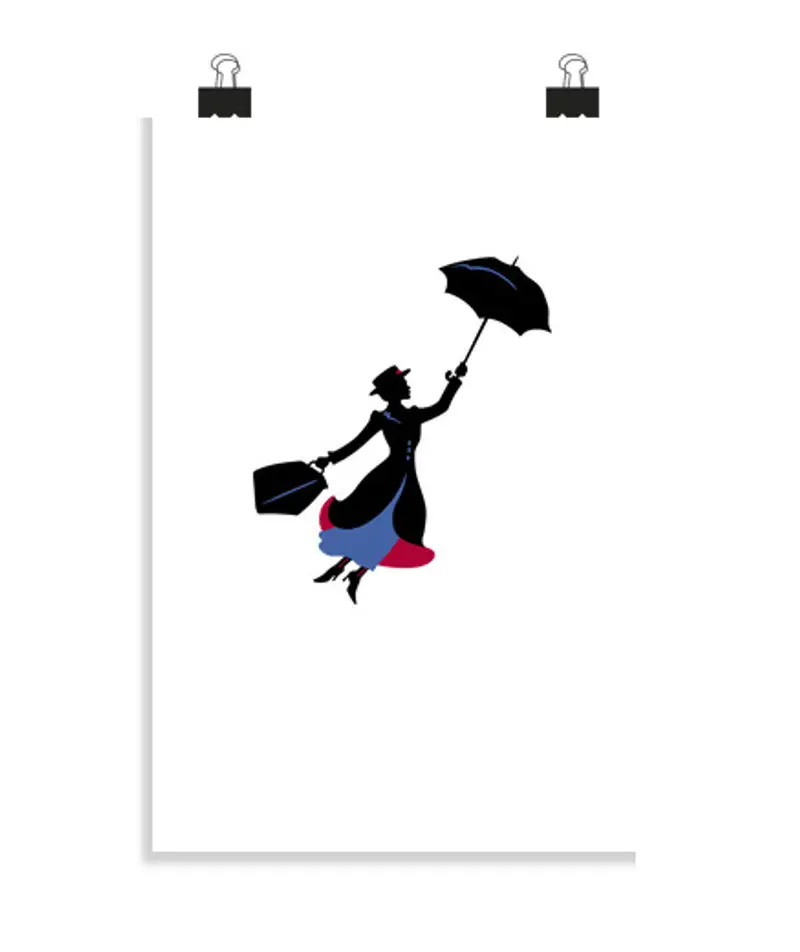 Poster verticale 2:3 - (20 x 30 cm) Poppins