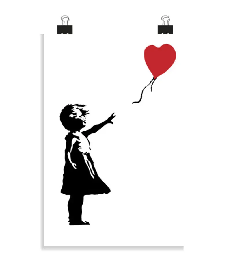 Poster verticale 2:3 - (20 x 30 cm) ragazza con ball da ball