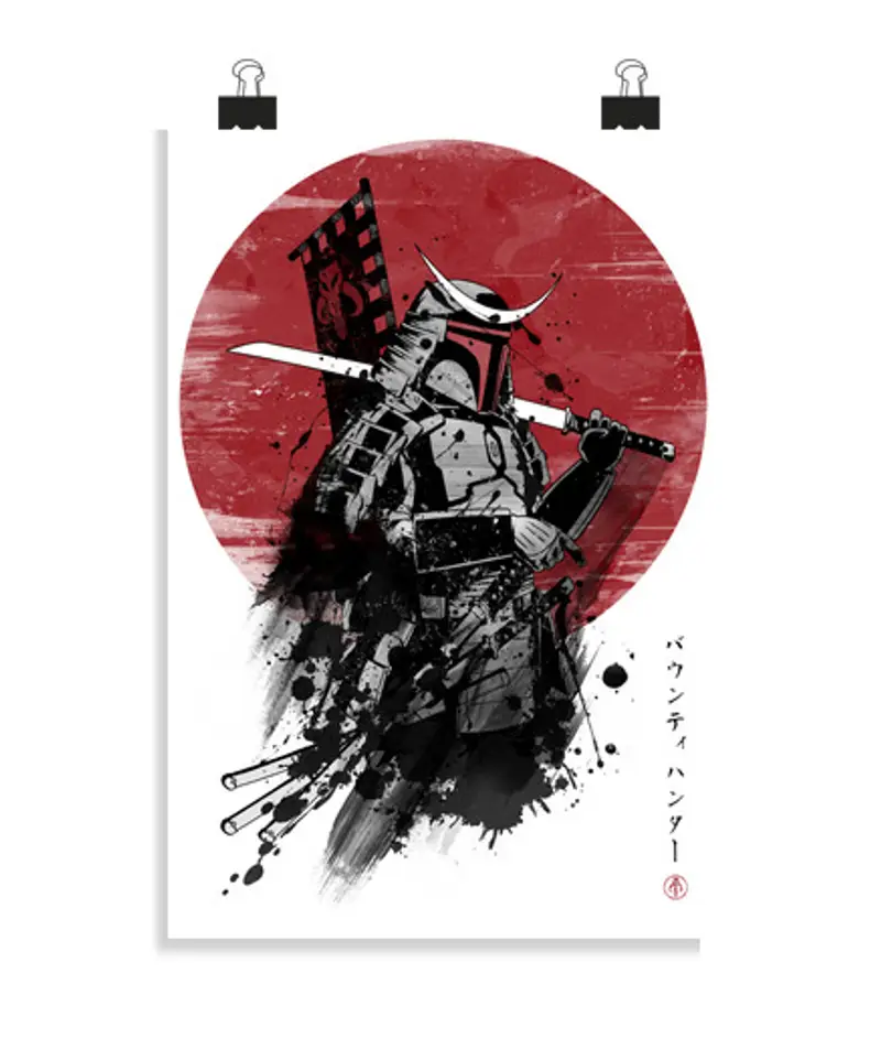 Poster verticale 2: 3 - (20 x 30 cm) Samurai Mandaloriano