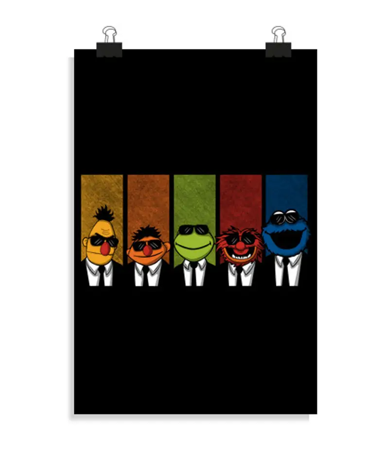 Poster verticale 2:3 - (20 x 30 cm) serbatoio muppets v2