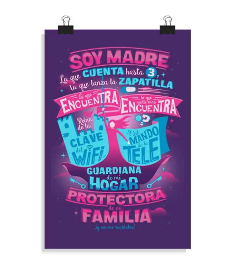 Poster verticale 2:3 - (20 x 30 cm) sono mamma v2