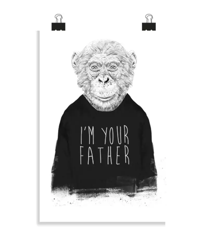 Poster verticale 2: 3 - (20 x 30 cm) sono tuo padre