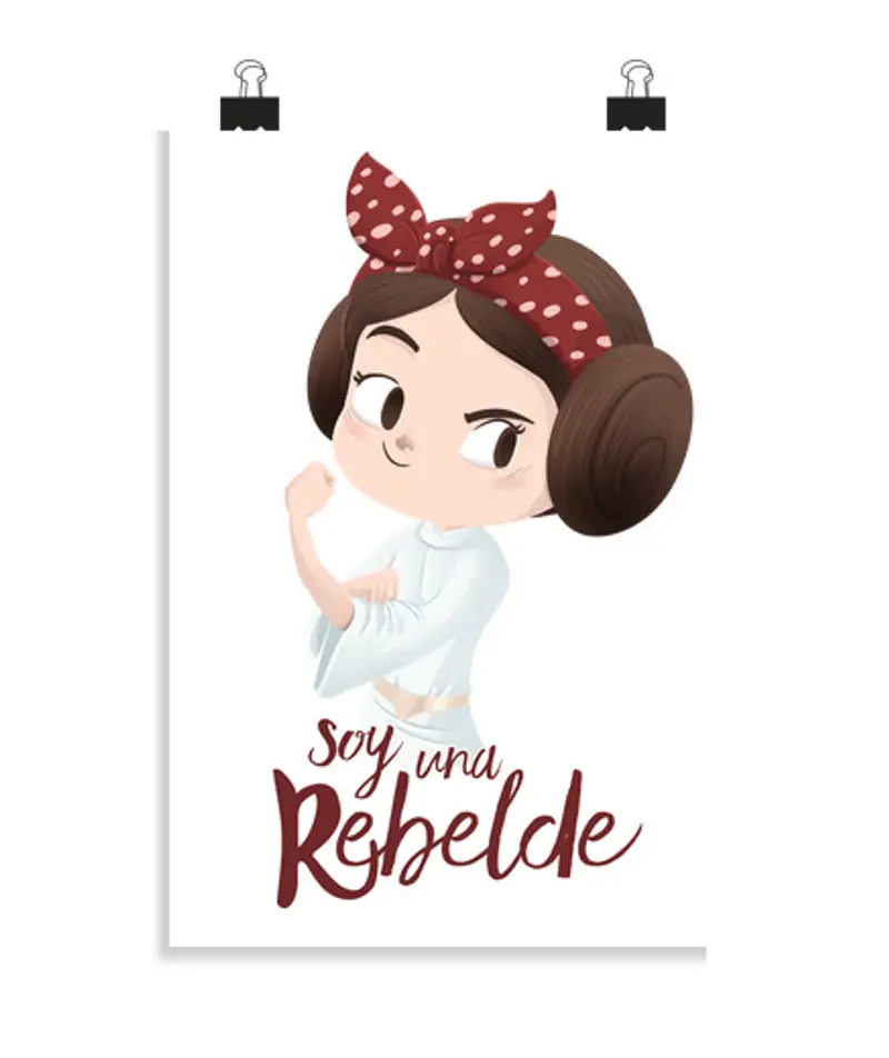 Poster verticale 2: 3 - (20 x 30 cm) sono una ribelle