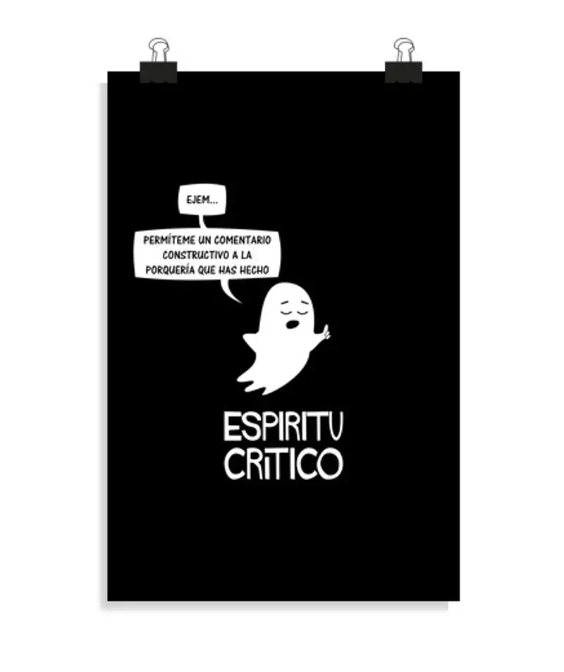 Poster verticale 2: 3 - (20 x 30 cm) spirito critico