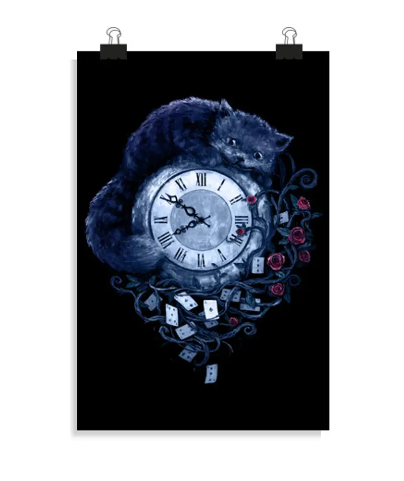 Poster verticale 2: 3 - (20 x 30 cm) tempo nel paese delle meraviglie