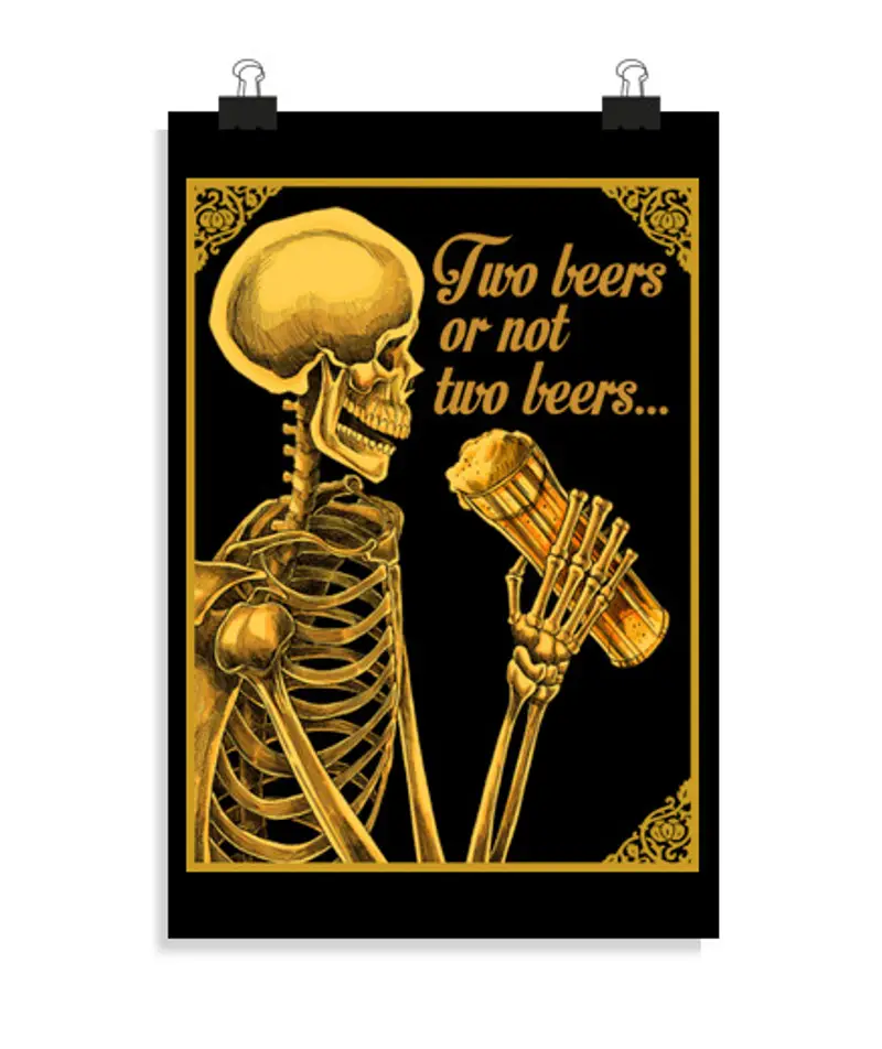 Poster verticale 2: 3 - (20 x 30 cm) two bee rs o not two bee rs