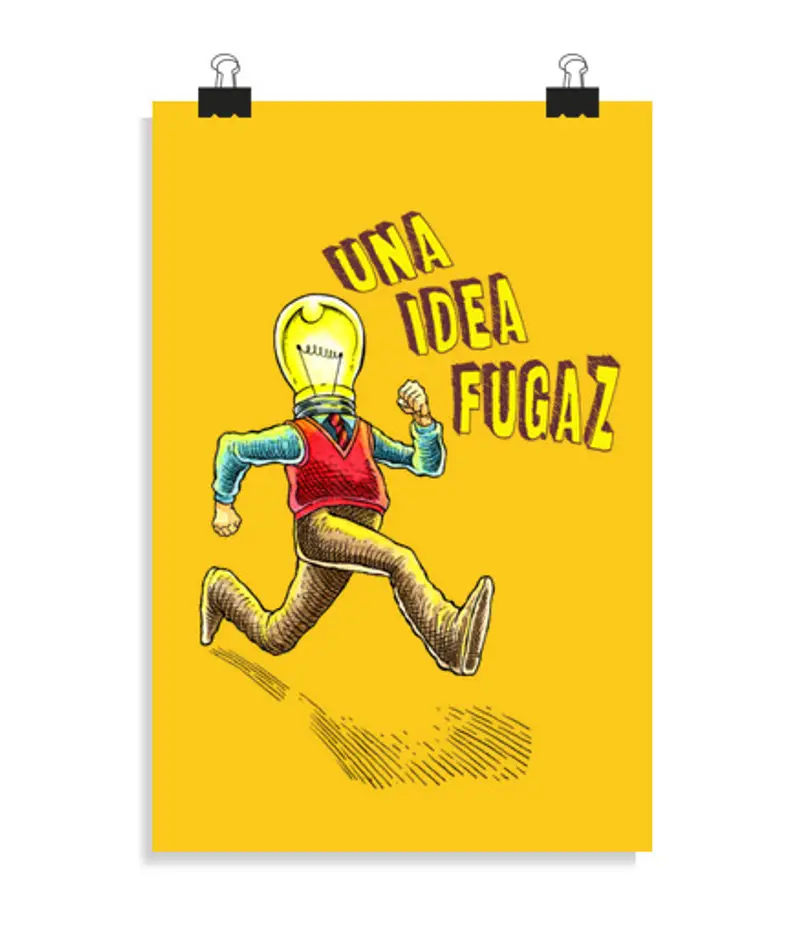 Poster verticale 2: 3 - (20 x 30 cm) un39idea fugace