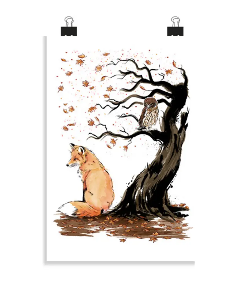 Poster verticale 2: 3 - (20 x 30 cm) wind s of autunno