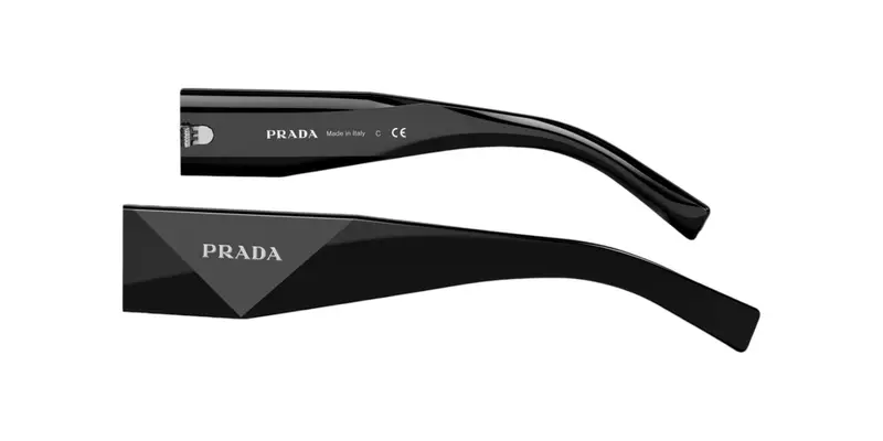 Prada  Aste di ricambio Prada PR 06YS Aste di ricambio Acetato Nero