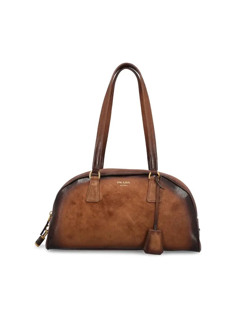 Bauletto Prada Bowling Medio MARRONE