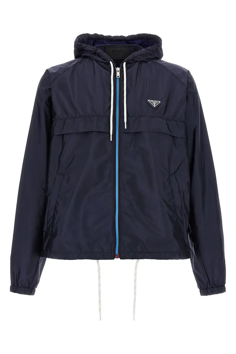 Blouson Re-Nylon Blu