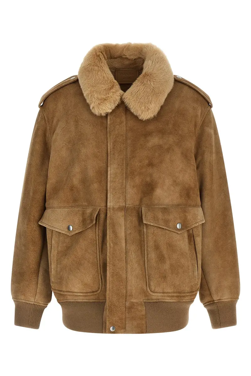 Bomber Montone Beige
