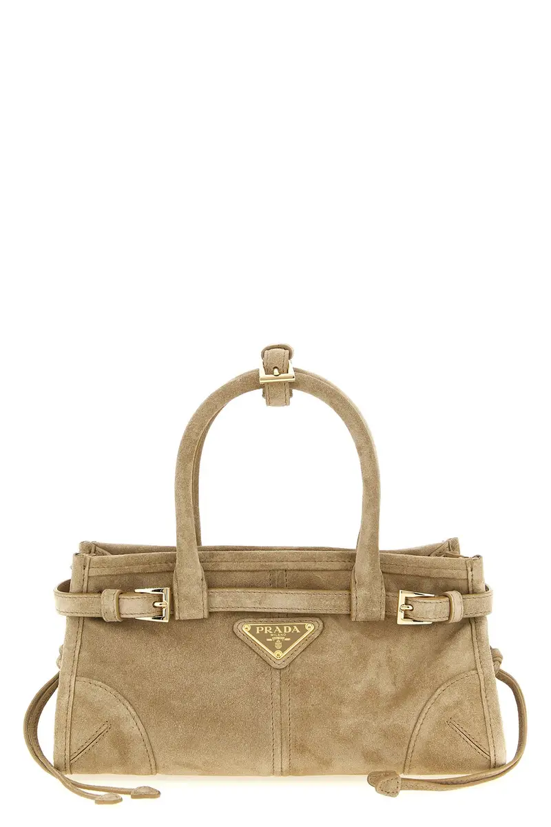 Borsa A Mano Prada Bonnie Mini Beige