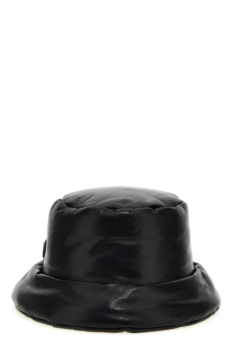 Bucket Hat Nappa Nero