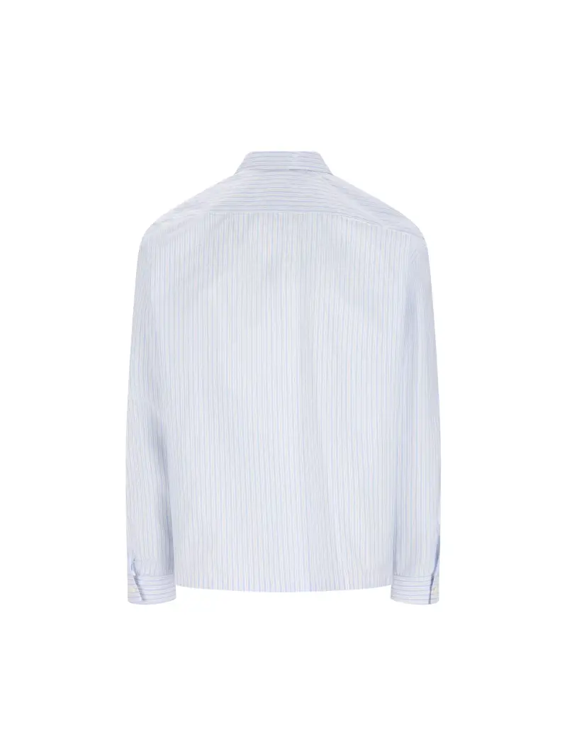 Camicia Con Zip AZZURRO miniatura 2