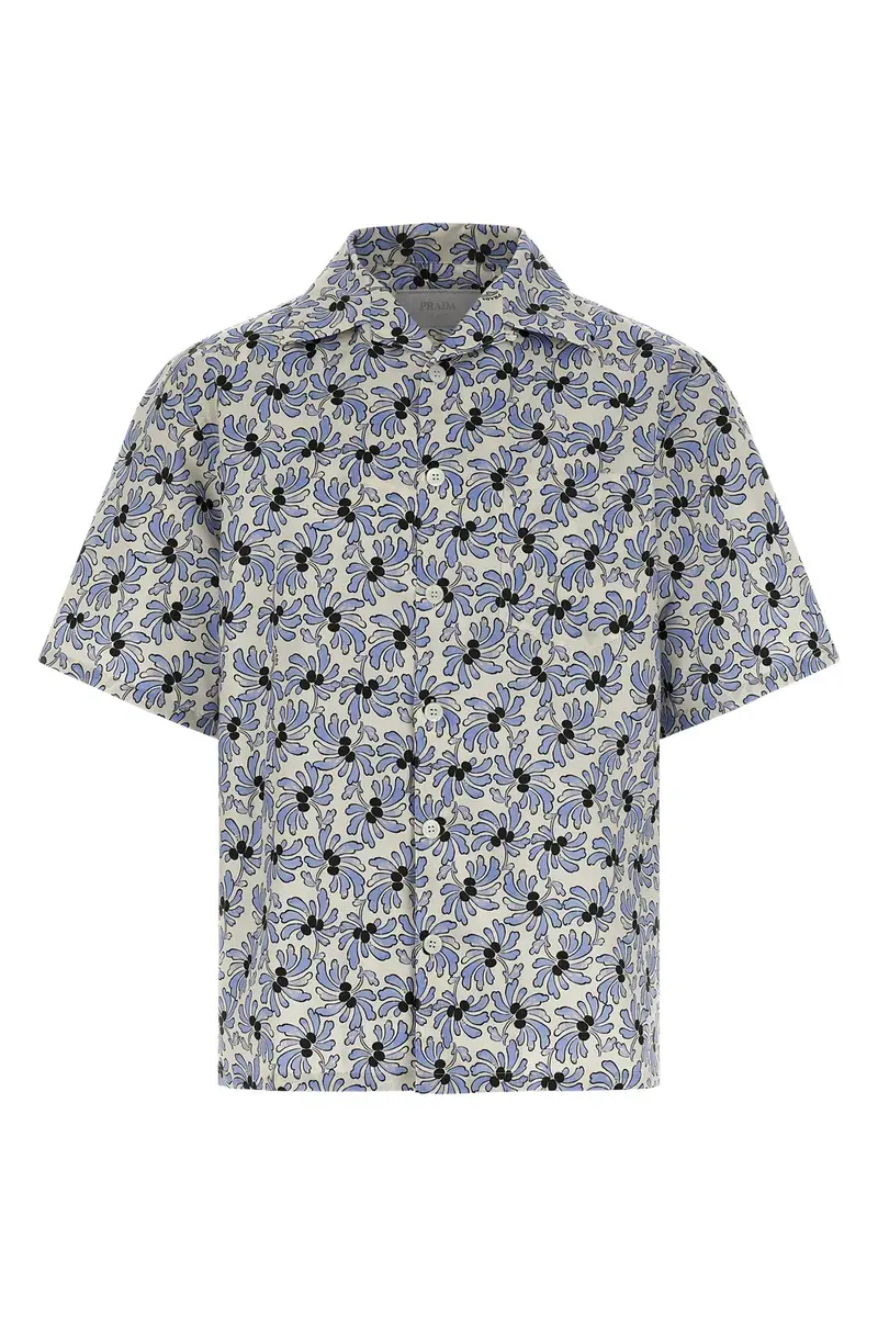 Camicia Pongé Azzurro