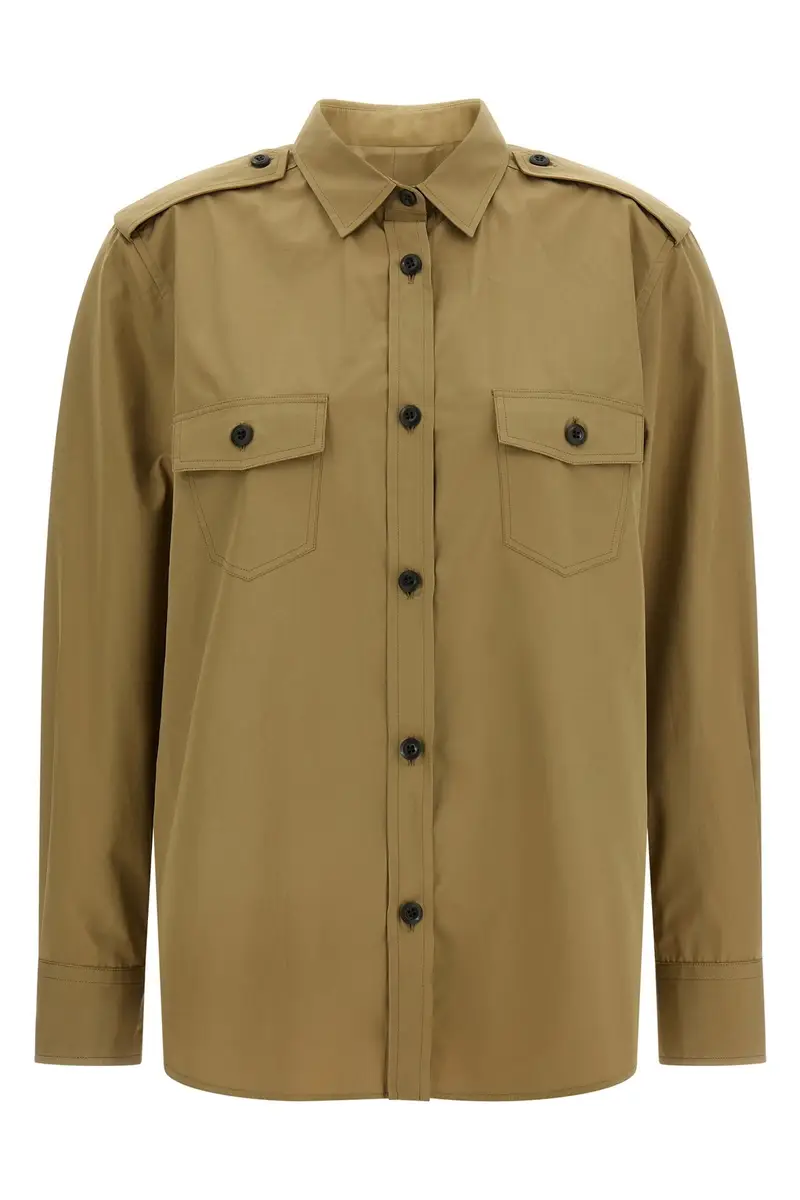 Camicia Popeline Beige