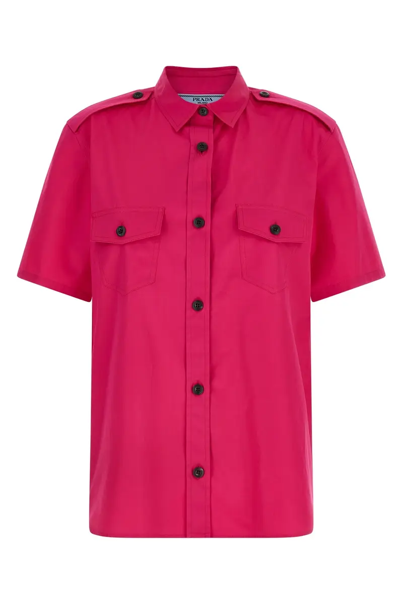 Camicia Popeline Fuxia