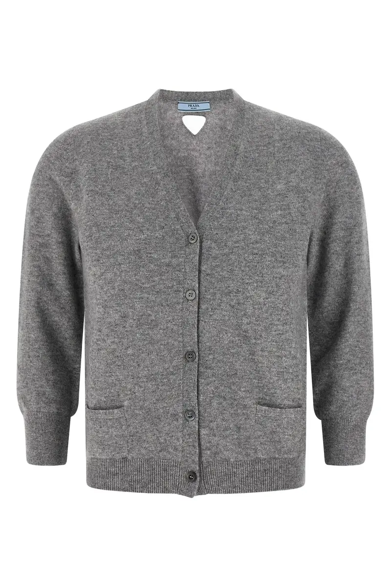 Prada Cardigan Grigio 2549342