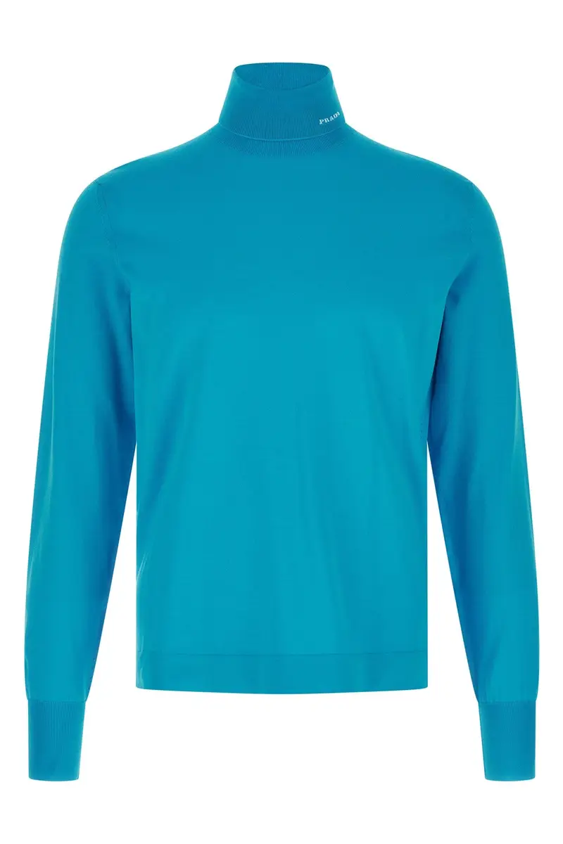 Dolcevita Intarsio Logo Azzurro