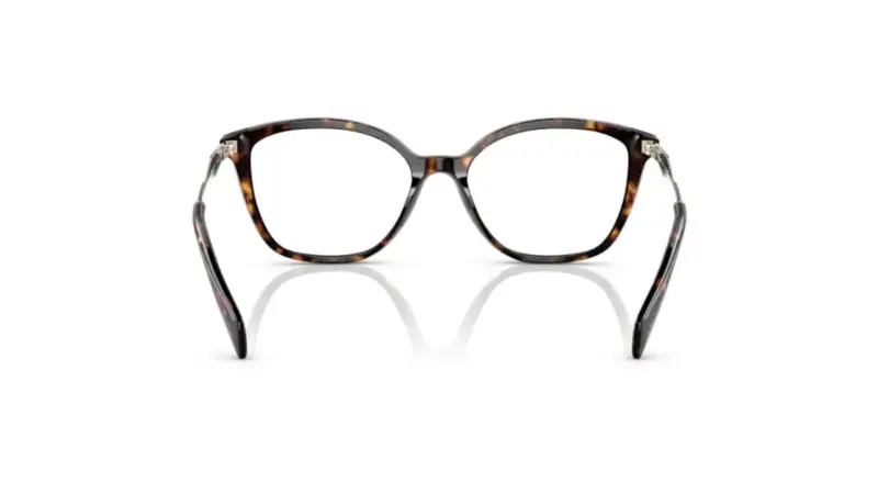 Prada Donna PR 02ZV 15D1O1 Montature da vista Acetato Rosso Trasparente Farfalla Normale miniatura 3