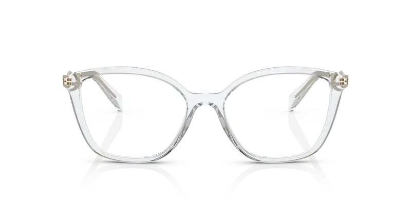 Prada Donna PR 02ZV 2AZ1O1 Montature da vista Acetato Trasparente Trasparente Farfalla Normale miniatura 2
