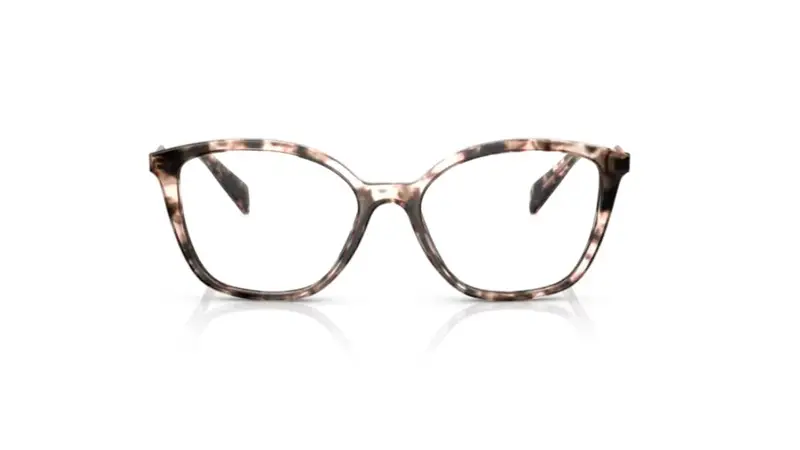 Prada Donna PR 02ZV ROJ1O1 Montature da vista Acetato Tartaruga Trasparente Farfalla Normale miniatura 2