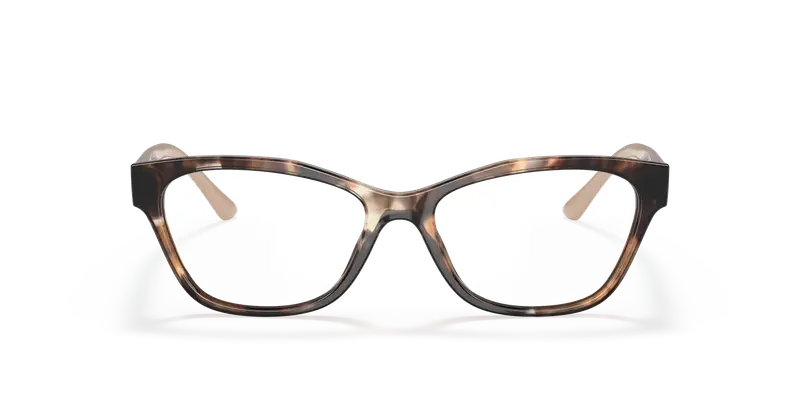 Prada Donna PR 03WV 07R1O1 Montature da vista Acetato Marrone Trasparente Squadrata Normale miniatura 2
