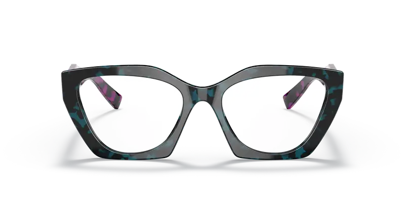 Prada Donna PR 09YV 06Z1O1 Montature da vista Acetato Tartaruga Trasparente Geometrica Normale miniatura 2