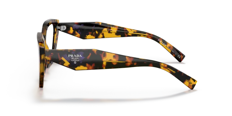 Prada Donna PR 09YV VAU1O1 Montature da vista Acetato Tartaruga Trasparente Geometrica Normale miniatura 3
