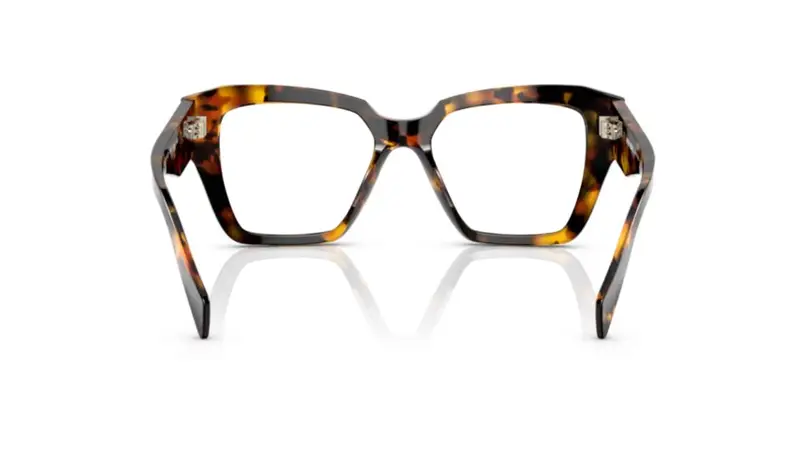 Prada Donna PR 09ZV VAU1O1 Montature da vista Acetato Tartaruga Trasparente Squadrata Normale miniatura 2