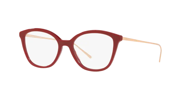 Prada Donna PR 11VV CONCEPTUAL 5391O1 Montature da vista Plastica Rosso  Squadrata