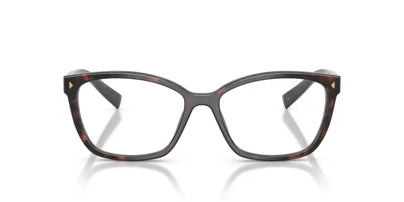 Donna PR 15ZV 17N1O1 Montature da vista Acetato Tartaruga Trasparente Squadrata Normale miniatura 3