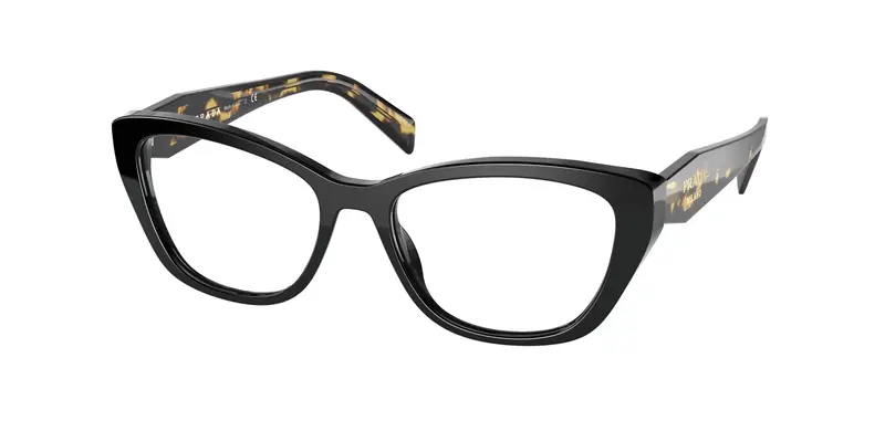 Prada Donna PR 19WV 1AB1O1 Montature da vista Plastica Nero  Cat Eye